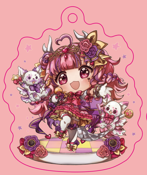 Rozelea and Mascots Keychain