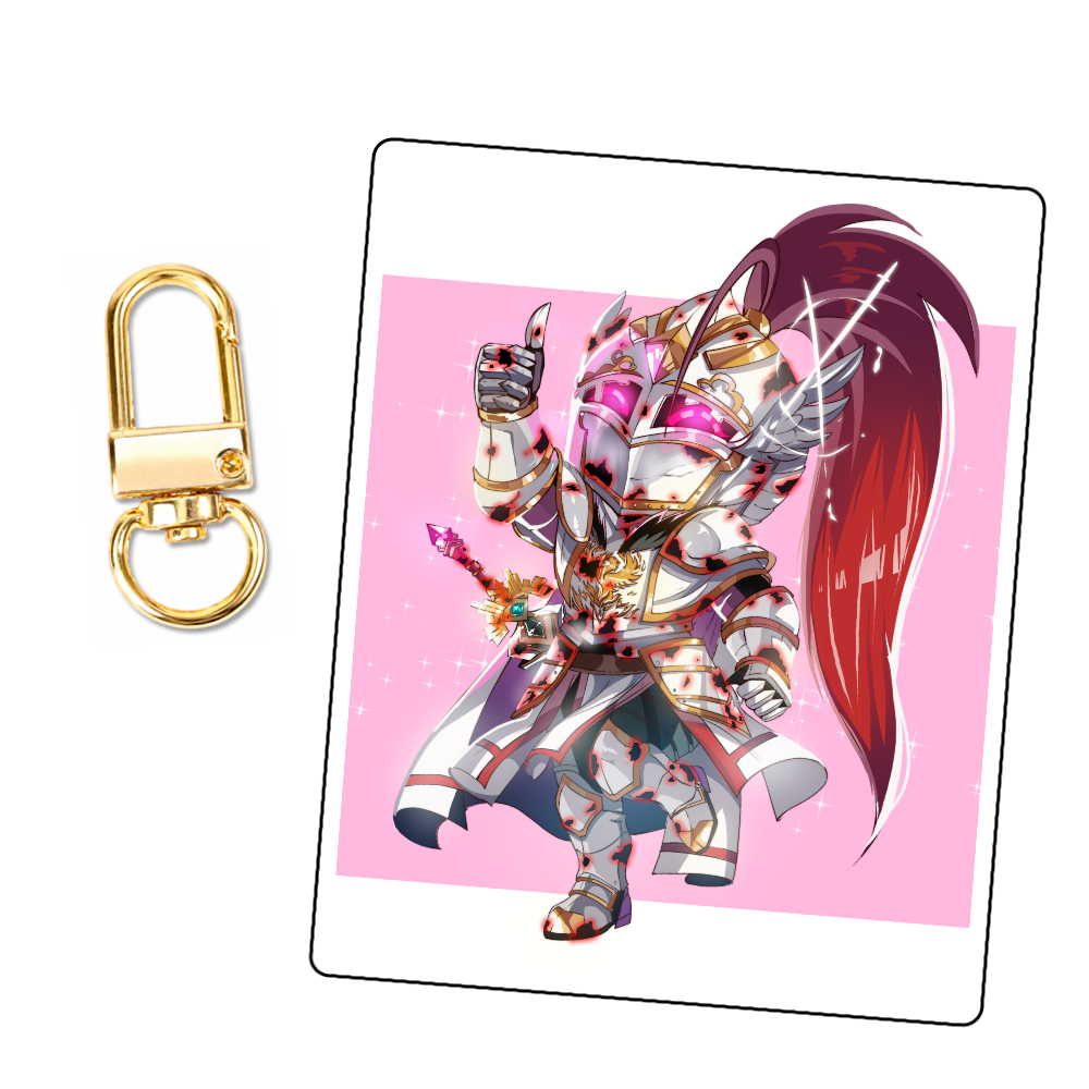 LadyKnightLynk Keychain