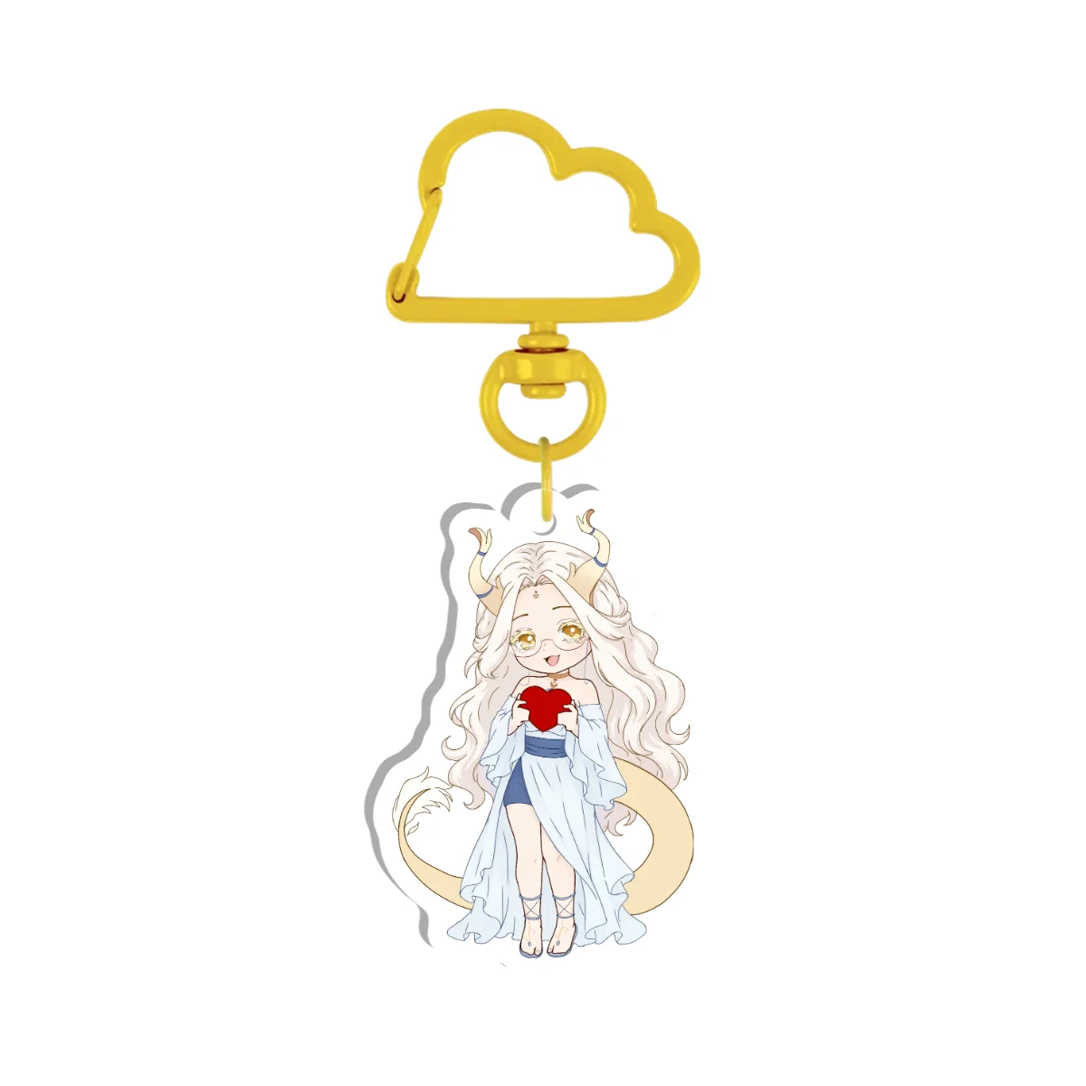 Aelialeelaa "Heart Hold" Keychain