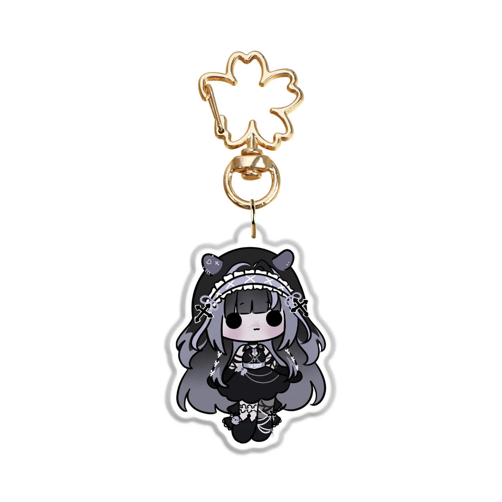 Ariel "Long Hair Cheeb" Glitter Keychain