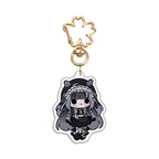 Ariel "Long Hair Cheeb" Glitter Keychain
