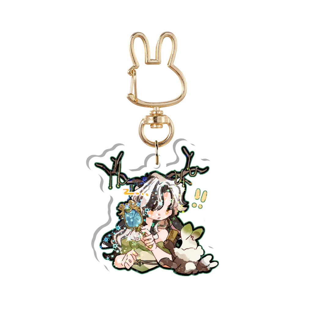 Yolkiee "!!!" Holo Keychain