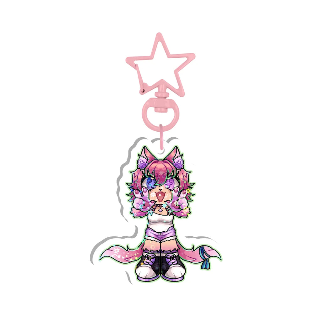 Miaocchi "Peace" Holographic Keychain