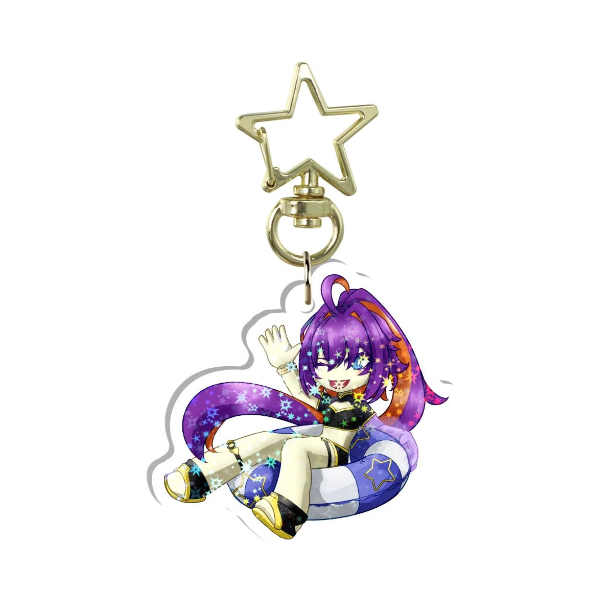 AstraRaksell "Summer Fit" Holographic Keychain - KatDragonz