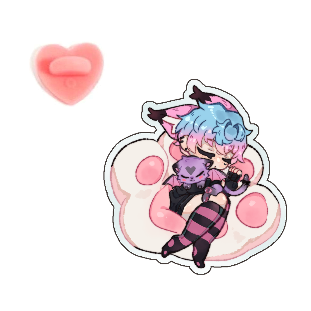 Firejemz "Nap Time" Acrylic Pin