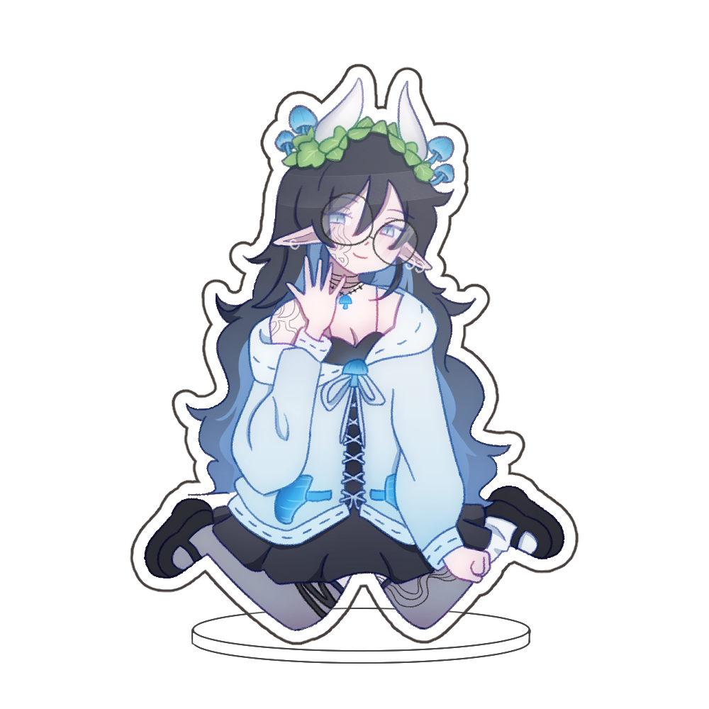 Mycena Xanh Sitting Standee