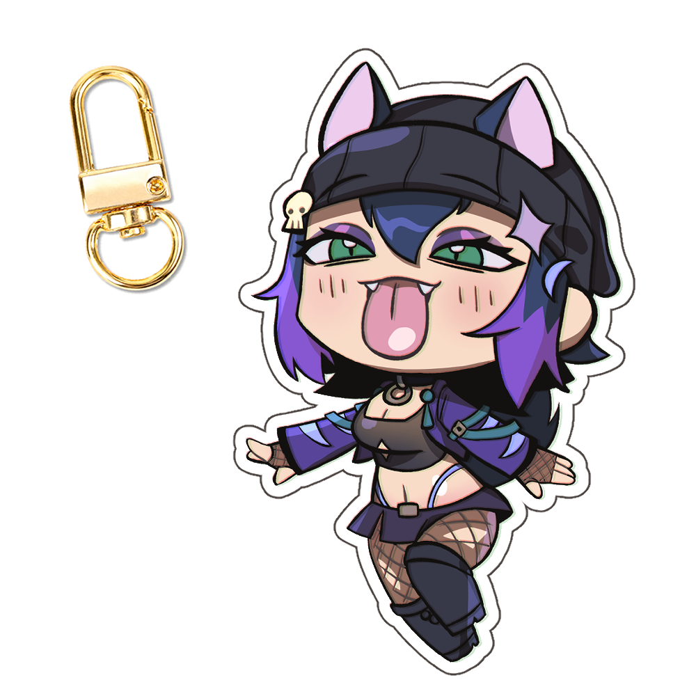 Nyakubs "Blep" Keychain