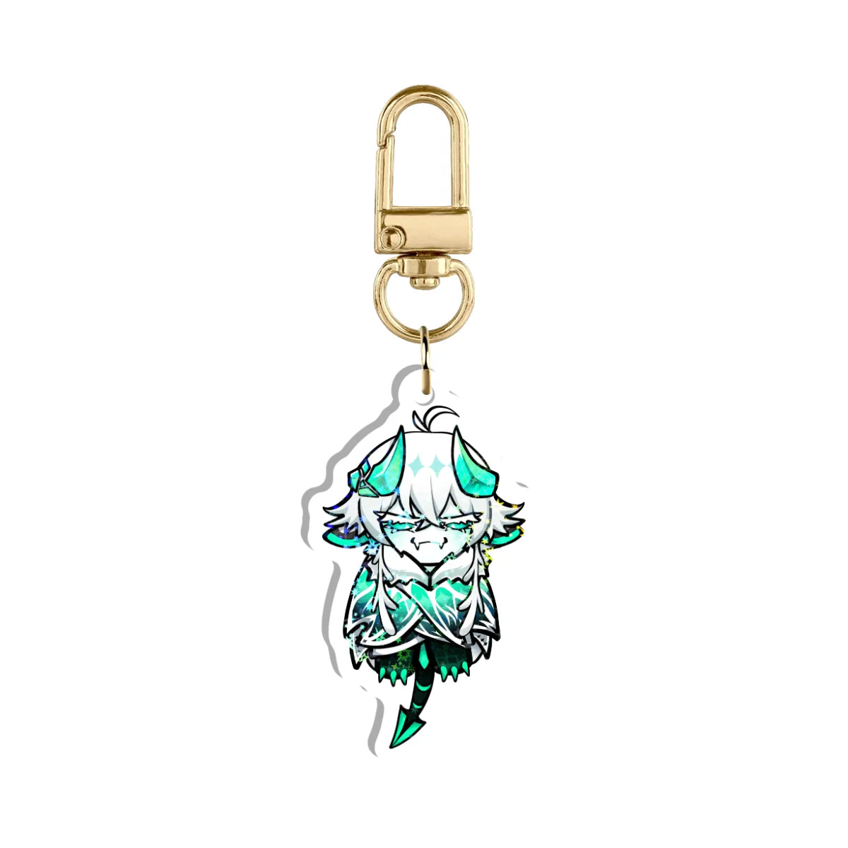 Typhon "Smug Hanging" Holographic Keychain
