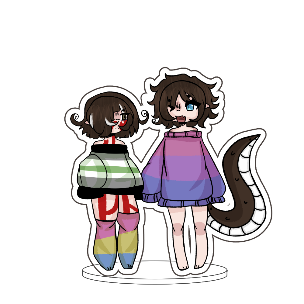 Renée Lysobore "Hand Holding" Standee