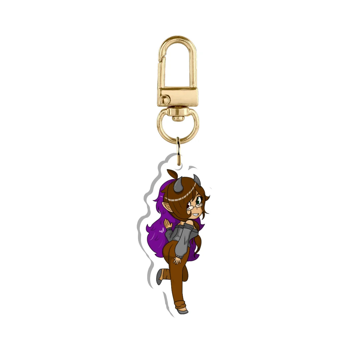 Master of Mischief "Back Turned" Keychain