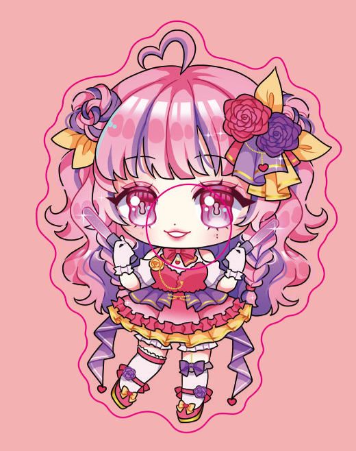 Rozelea Glamour Chibi Pin