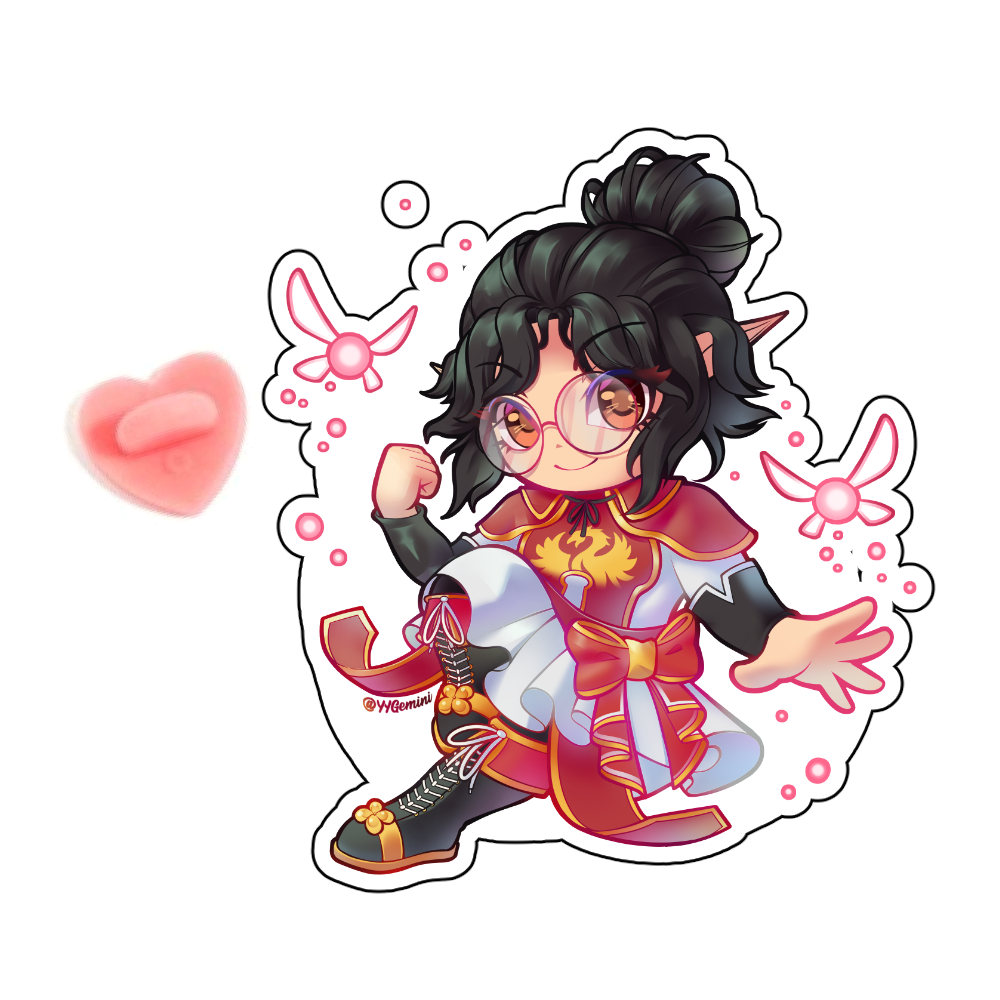 LadyKnightLynk Acrylic Pin