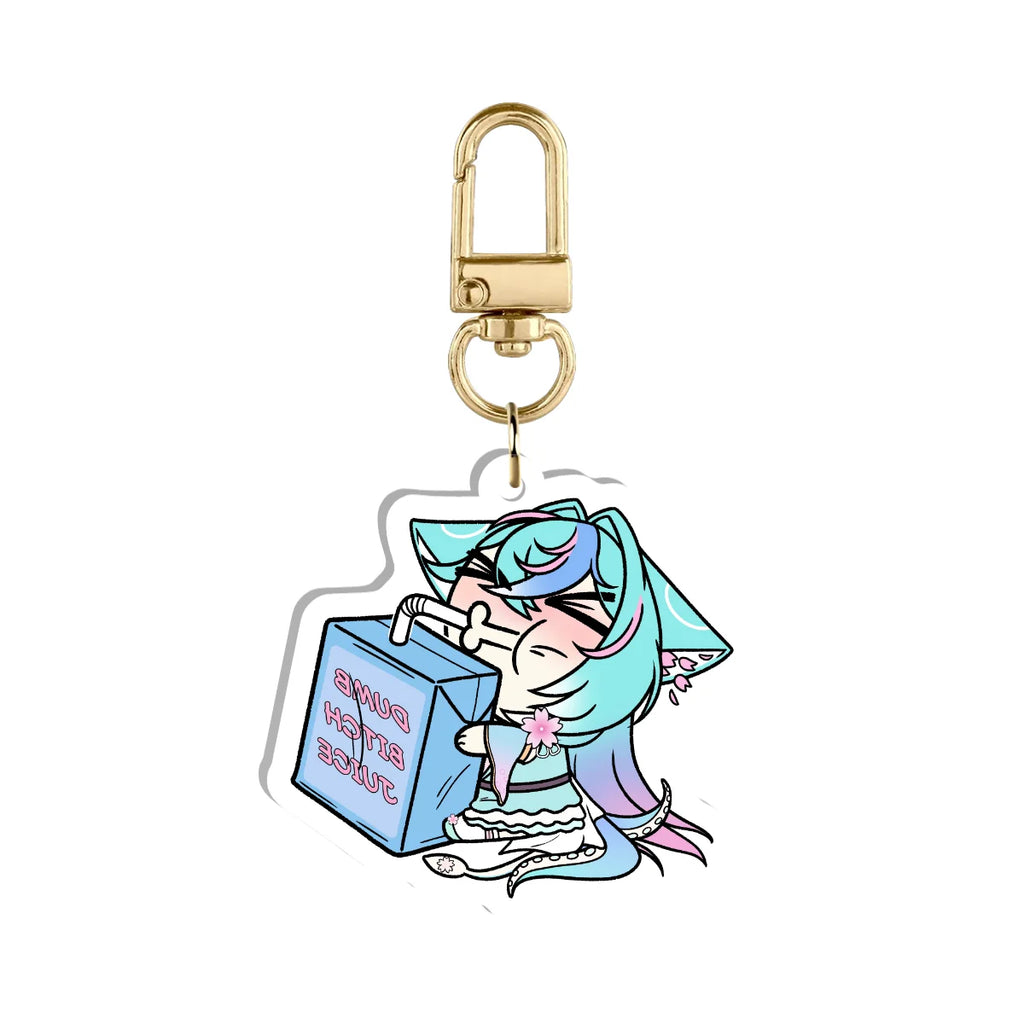 EggieWeggie "Sip with Text" Keychain