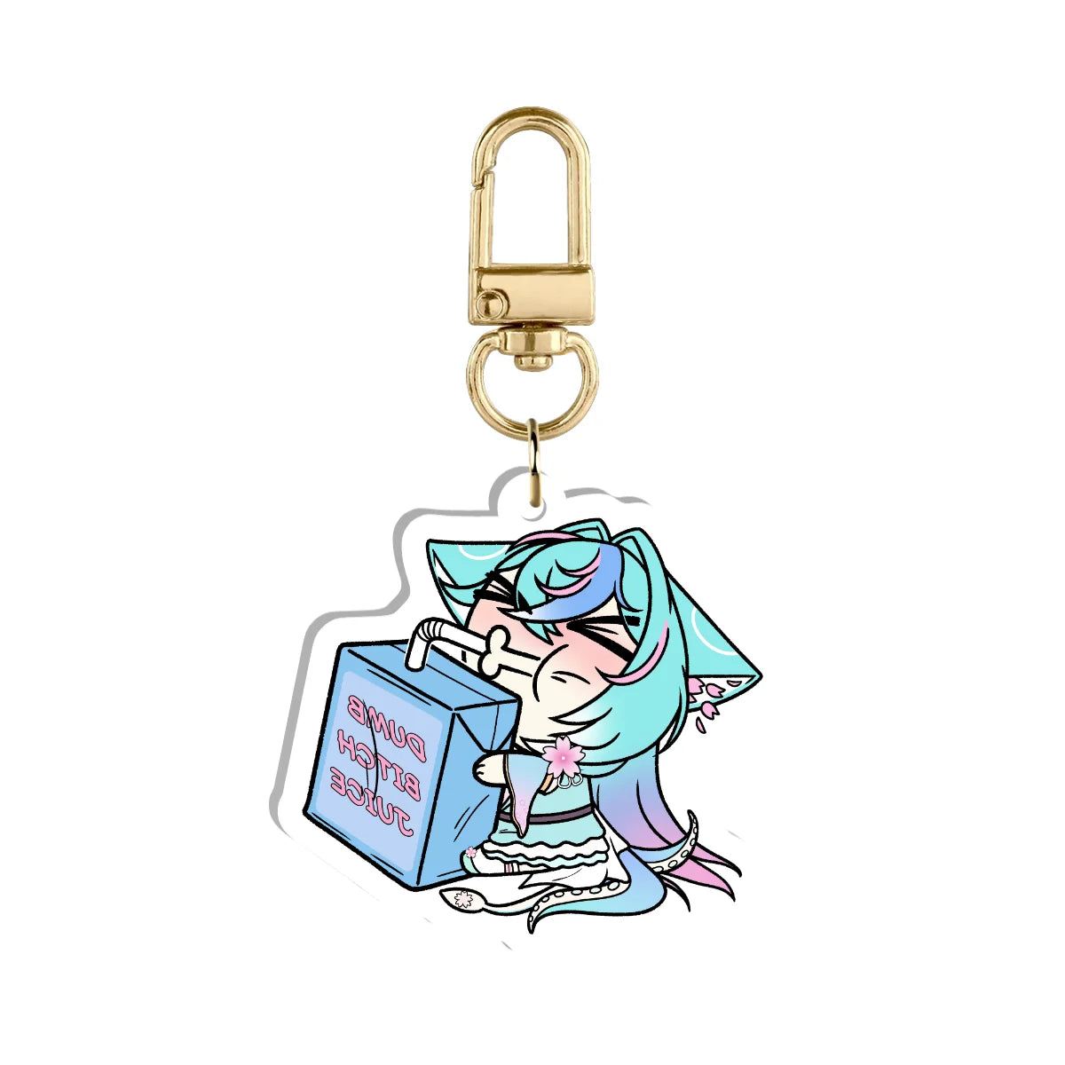 EggieWeggie "Sip with Text" Keychain