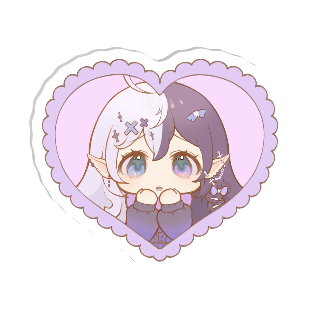 HaruMeii "Heart" Acrylic Pin