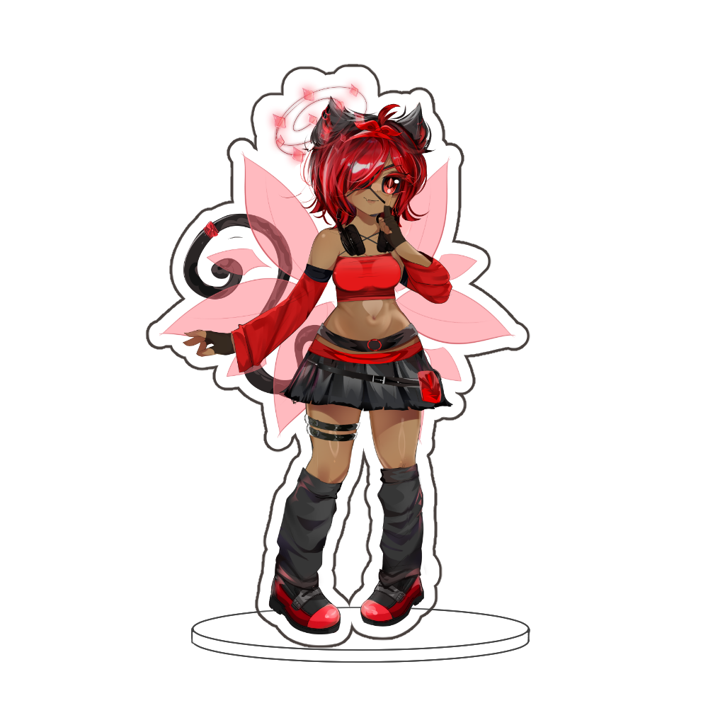 Scarlet Vixie "Smirking Chibi" Standee