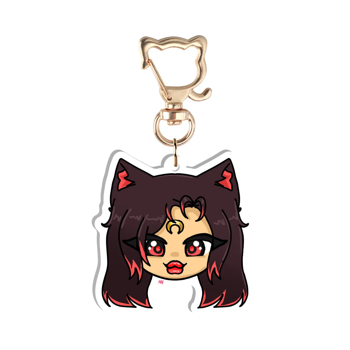 MoondustLeo "Chibi Head" Keychain