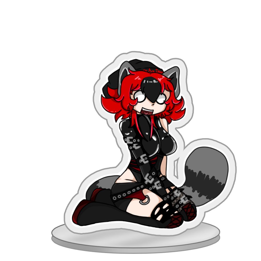 Gothic Gumi Sitting Standee