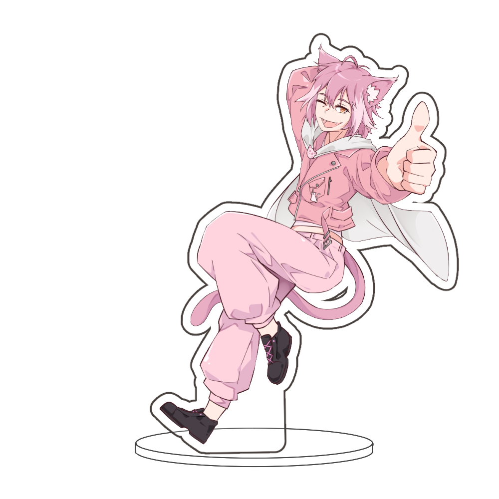 cabbytat "Strike a Pose" Acrylic Standee