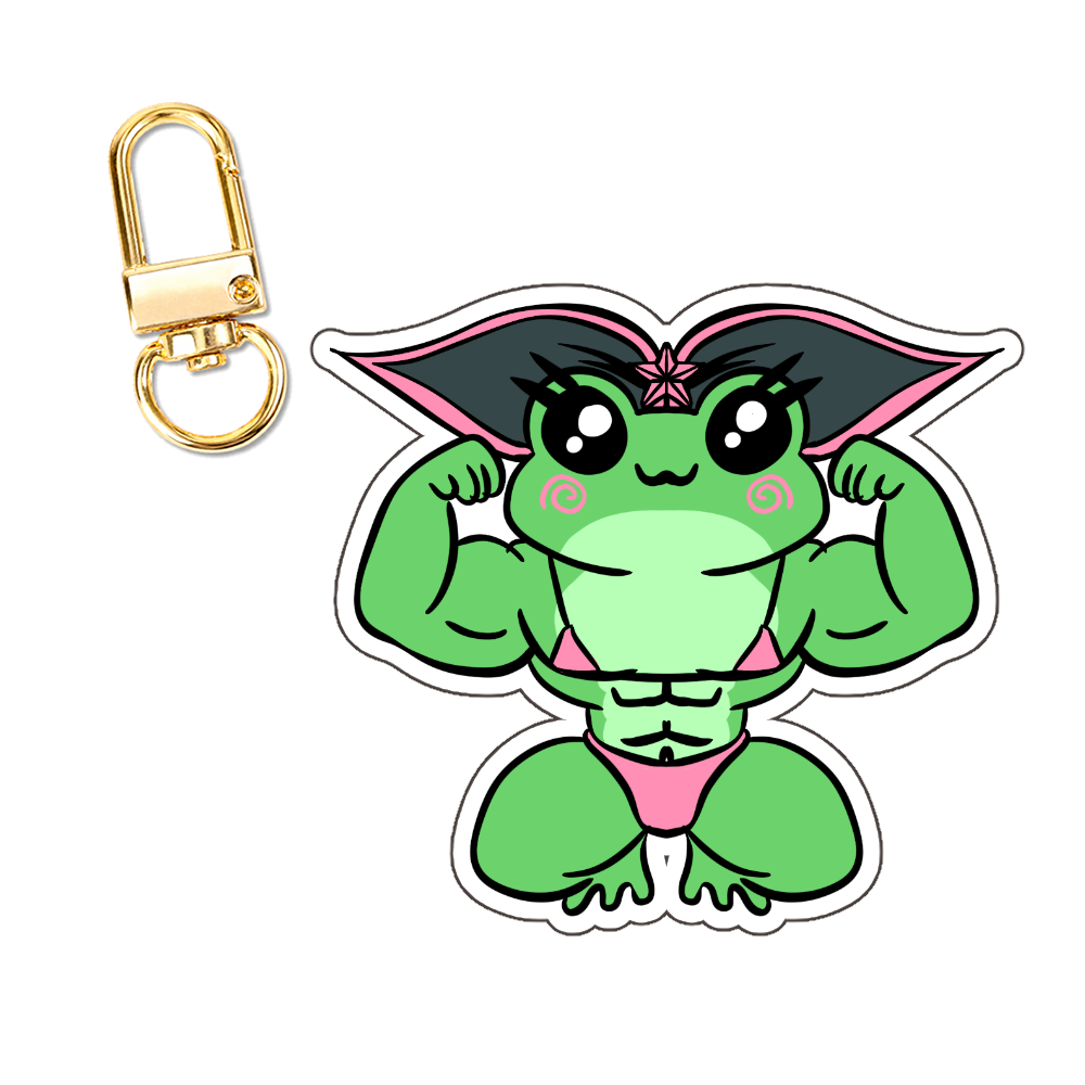 TwylaStyx "Beefy Frog" Keychain