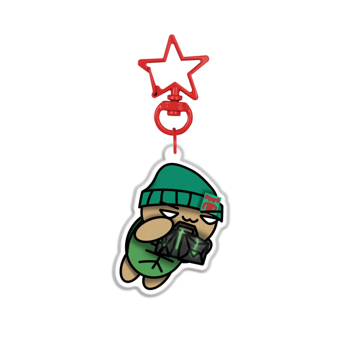 browntulstar "#BrownieVAL" Keychain