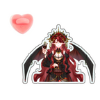 Lady Valantine Acrylic Pin