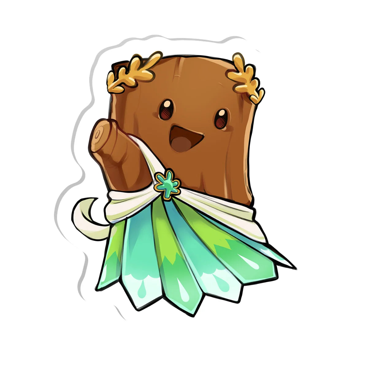 AnActualLog Acrylic Pin