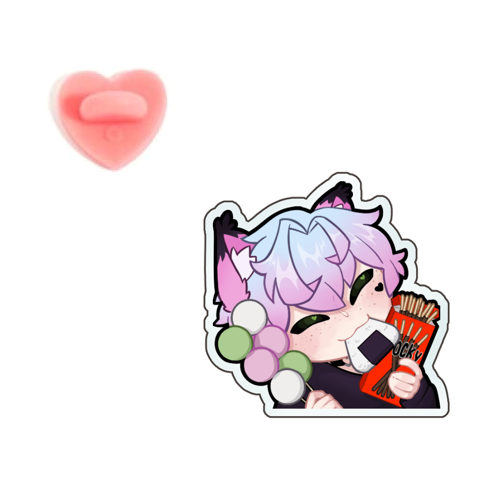 Firejemz "Snack Time" Acrylic Pin