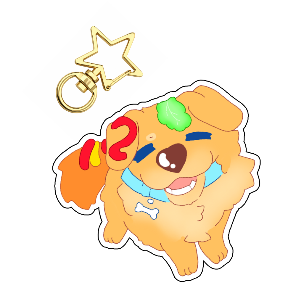 WanwanburgerVT "wanwan" Keychain