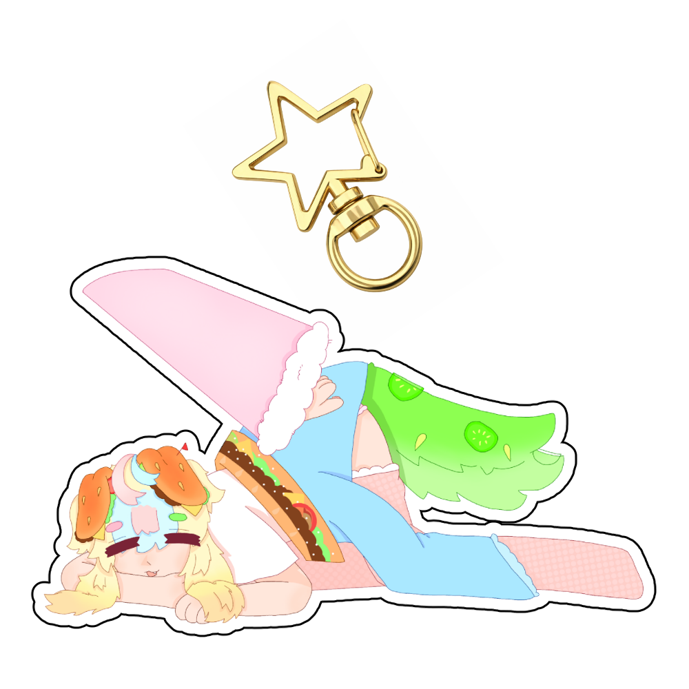 WanwanburgerVT "Pats" Keychain