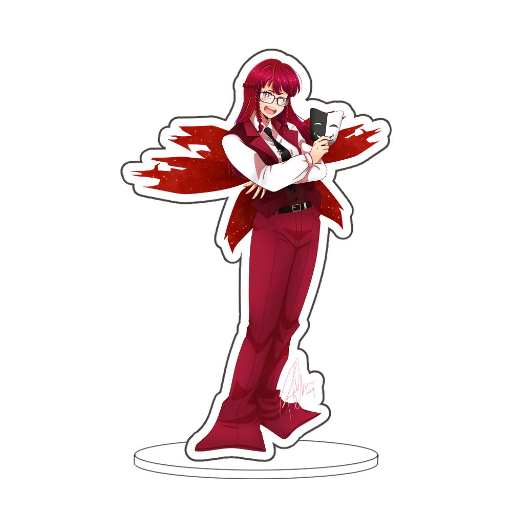 Amber Elkhart "Mask Off" Front-Side Epoxy Standee