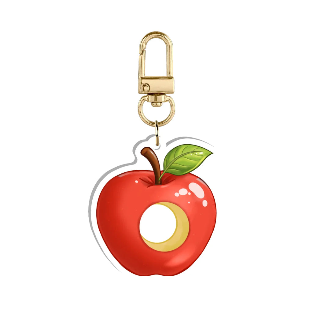 Mr. Grinn "Hole in Apple" Keychain