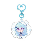 SnowyBlueBell "Globe" Holographic Keychain