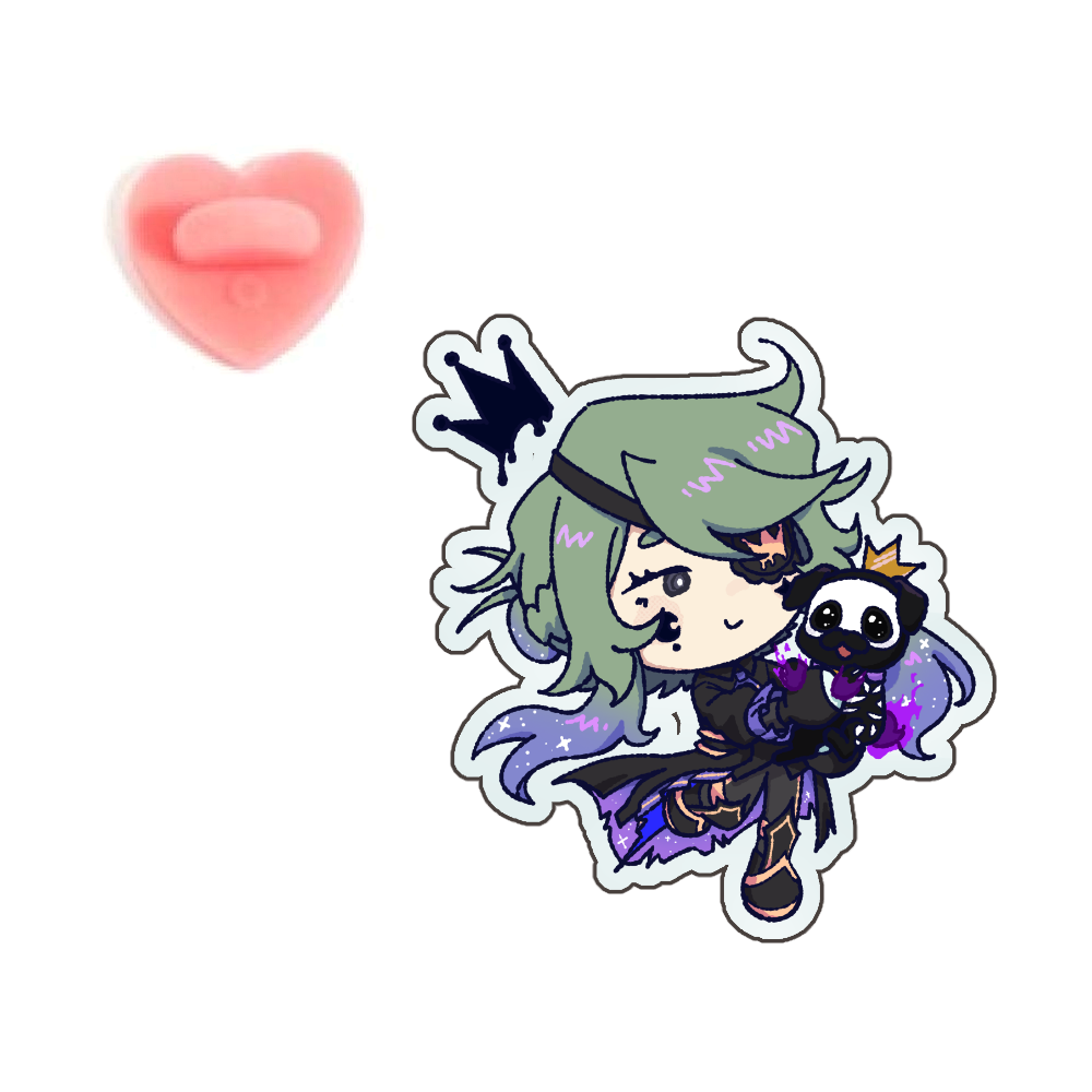 Specter Jester "Ghoul Hug" Acrylic Pin