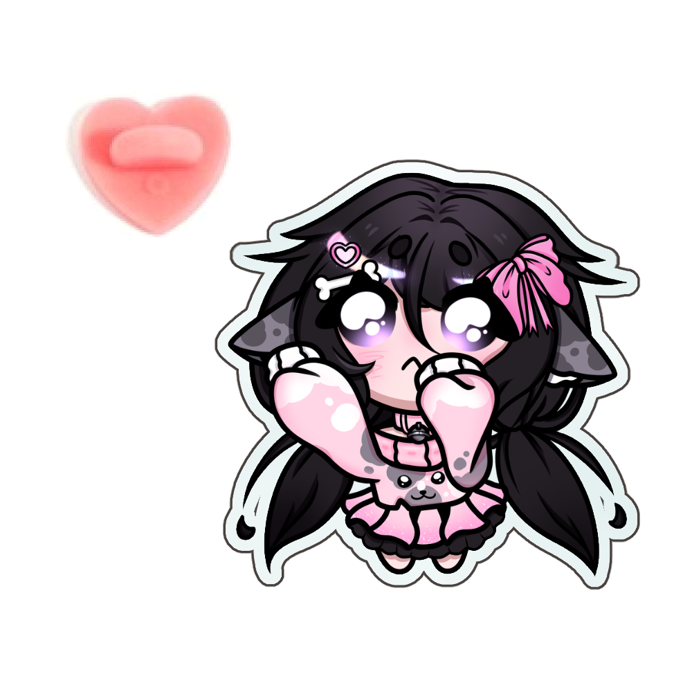 YorkiTeabagz "Gib Me" Acrylic Pin