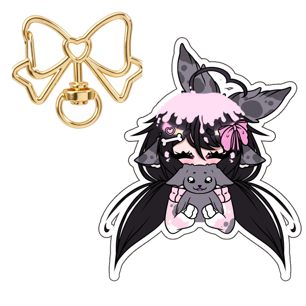 YorkiTeabagz "Mascot Nom" Keychain