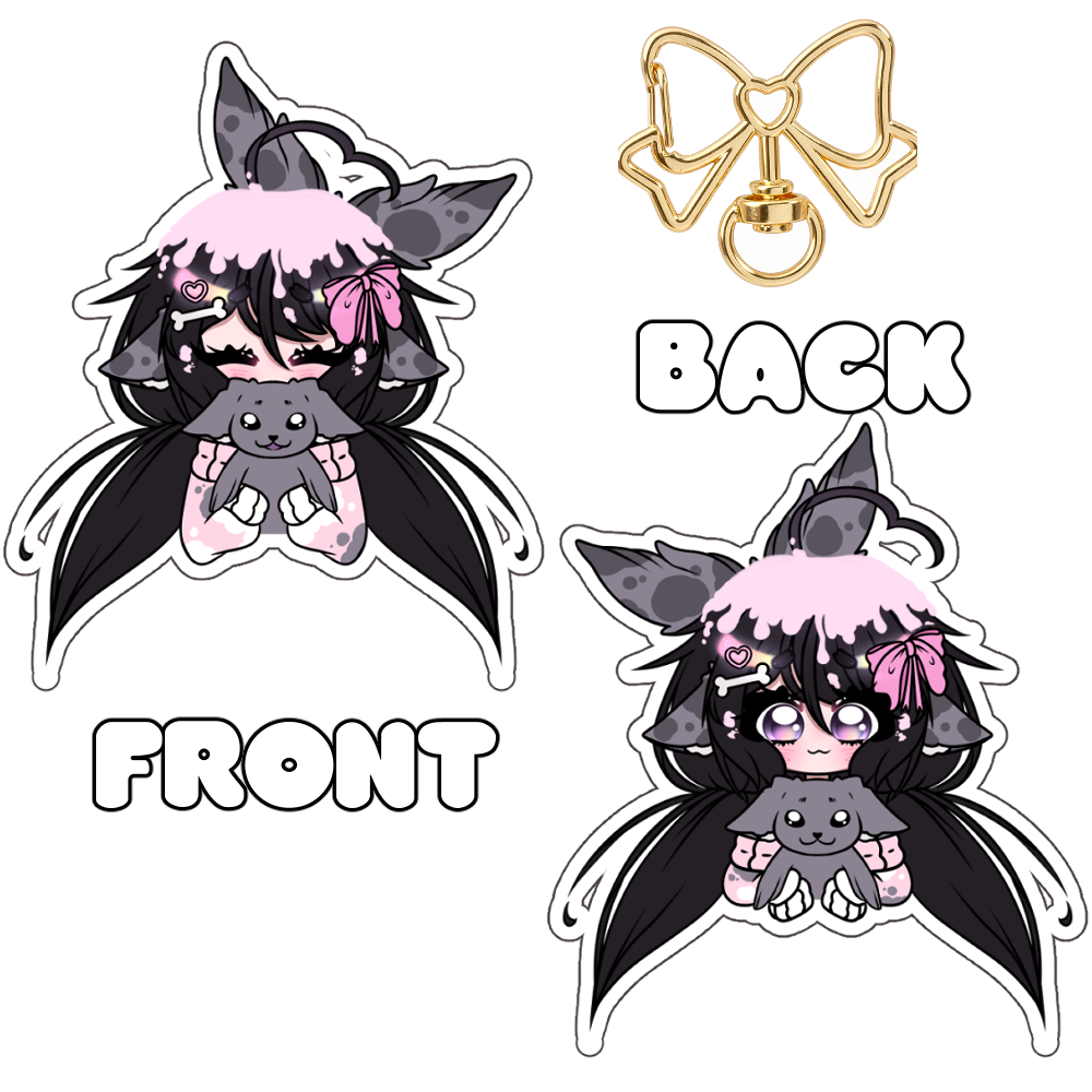 YorkiTeabagz "Mascot Nom" Keychain