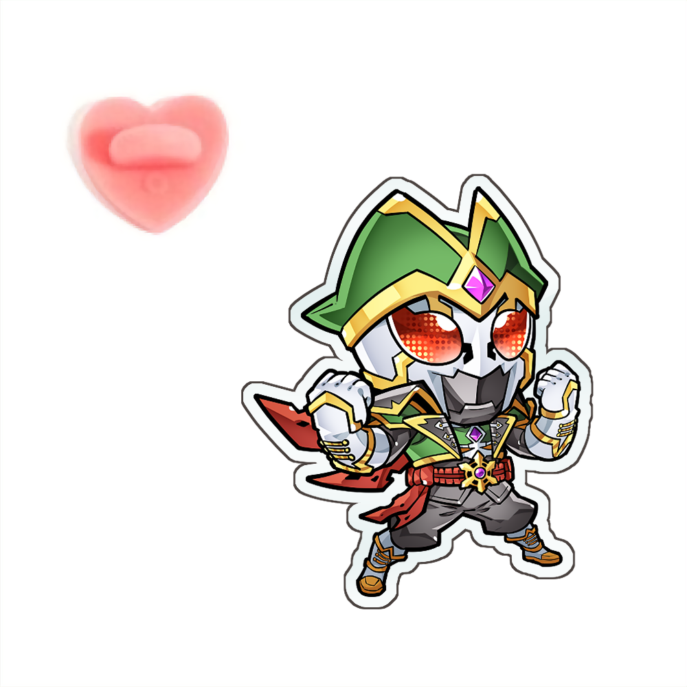 Masked Pirate Geist "Victory Shout" Pin