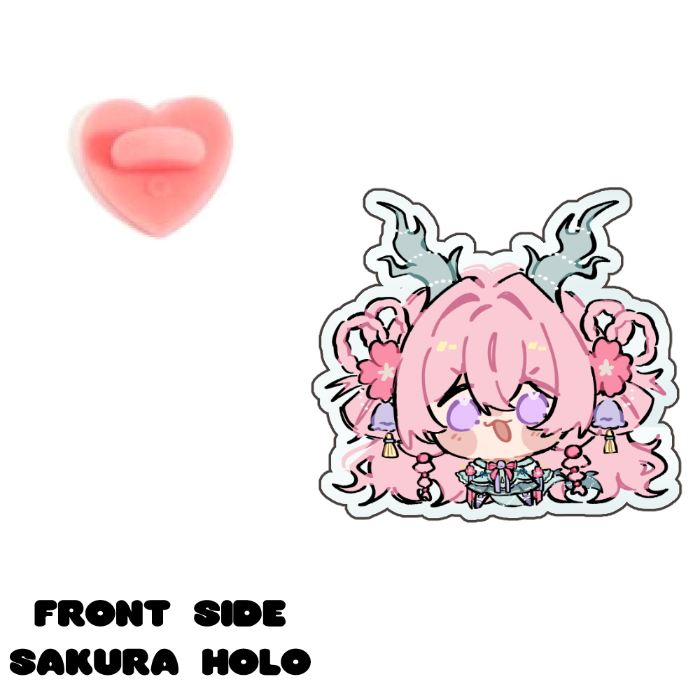Jumi "Lil Cheeb" Front-Side Holographic Pin