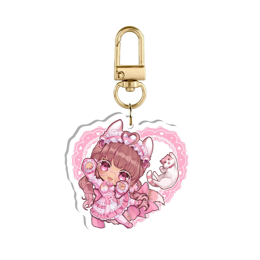 Momoka "Chibi Heart" Keychain