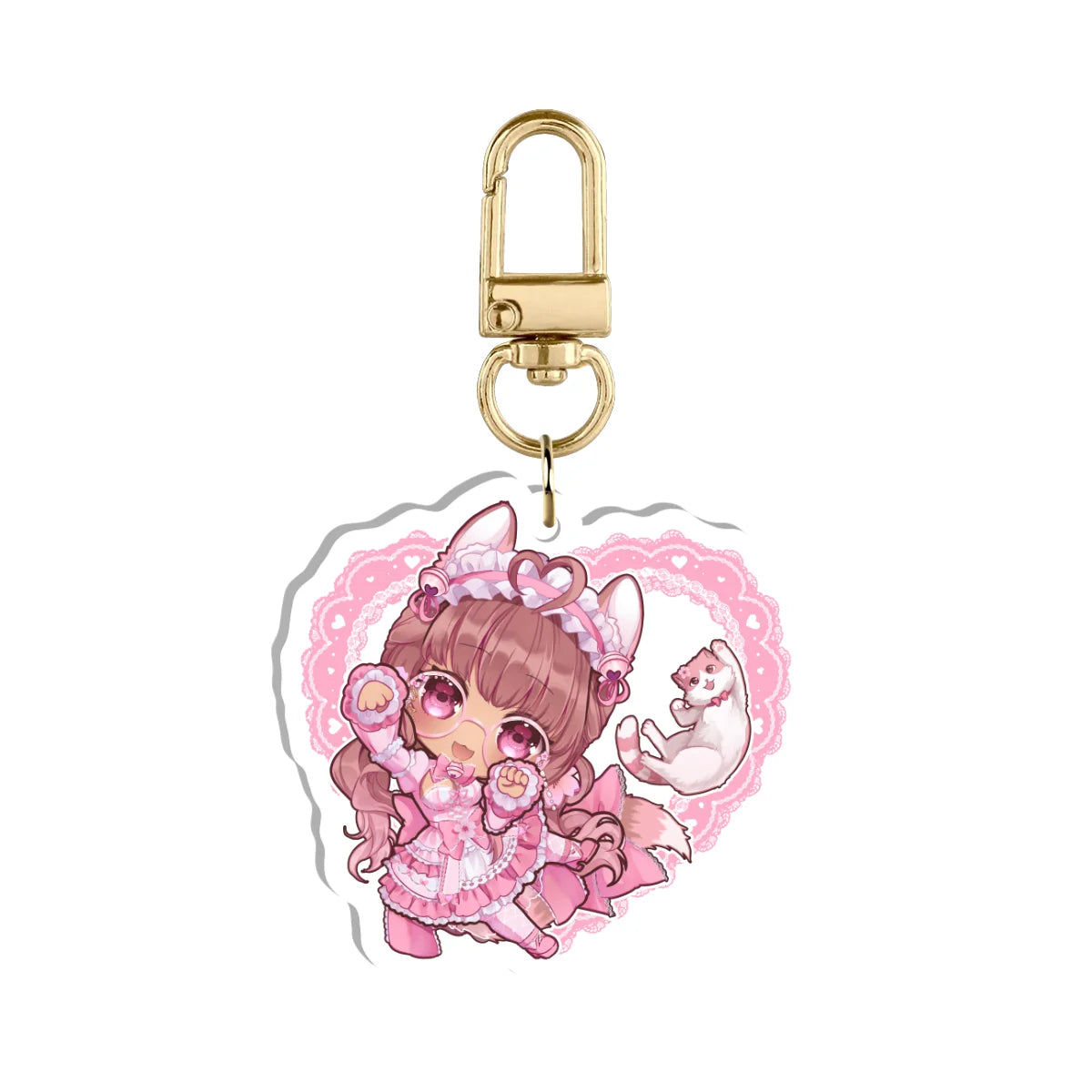 Momoka "Chibi Heart" Keychain
